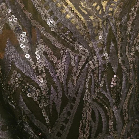 NWT Womens Calvin Klein sequined cocktail dress, Size 16 - Picture 4 of 6